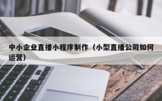 潮州中小企业直播小程序制作（小型直播公司如何运营）